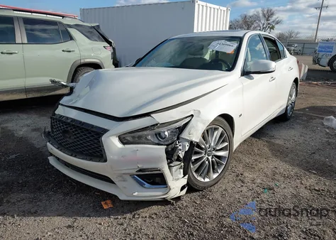 2018 Infiniti Q50 3.0T Luxe из США, поврежденный, VIN JN1EV7AR2JM434396